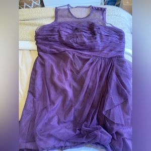 White by Vera Wang purple Dress sz:20